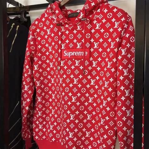 lv supreme shoes fake|supreme x louis vuitton hoodie.